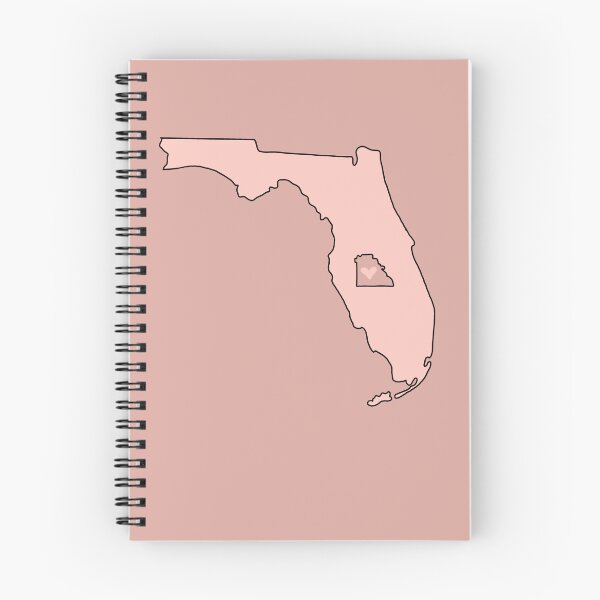Item preview, Florida Polk County Heart Map Pink Aesthetic Sticker designed and sold by Kaimarbe | Cute Stickers & Apparel.