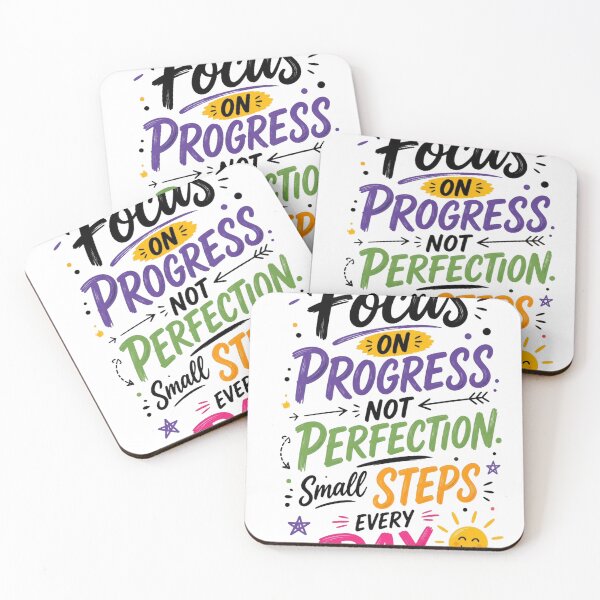 Item preview, "Progress Over Perfection: Why 1% Better Every Day Beats Waiting to Be Perfect" designed and sold by Ulikedigital14.