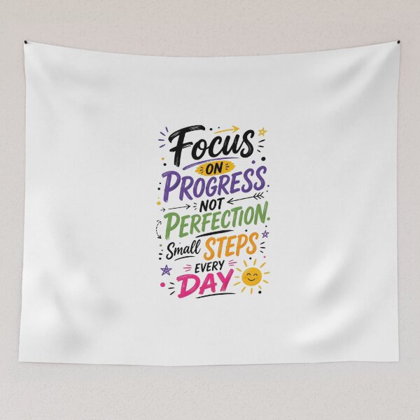 Item preview, "Progress Over Perfection: Why 1% Better Every Day Beats Waiting to Be Perfect" designed and sold by Ulikedigital14.