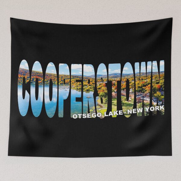 Item preview, COOPERSTOWN Otsego Lake New York - Golf on on a Beautiful Autumn Day designed and sold by Adam Gormley.