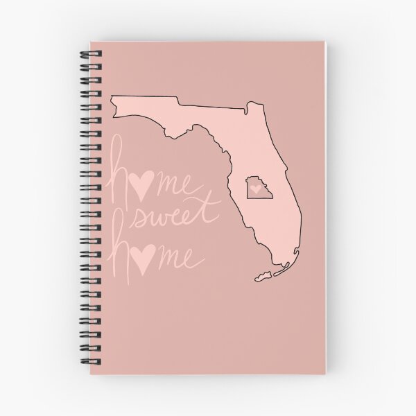 Item preview, Home Sweet Home Florida Polk County Pink Aesthetic Sticker designed and sold by Kaimarbe | Cute Stickers & Apparel.