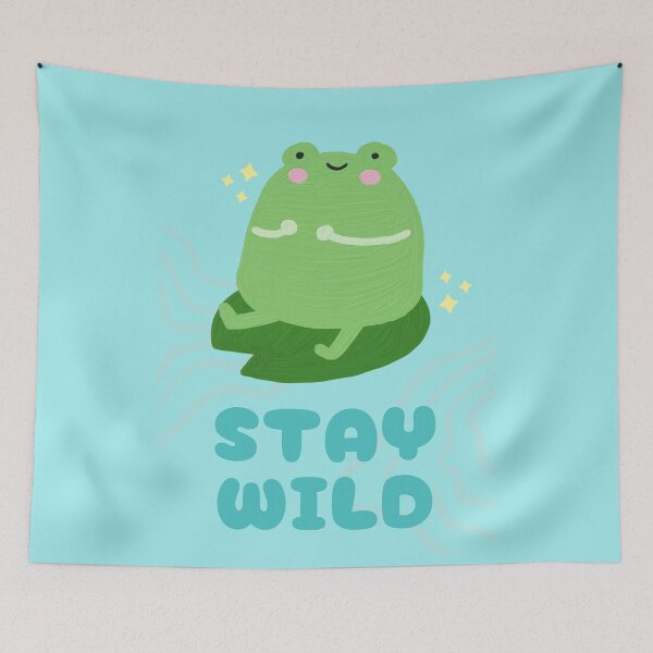 Item preview, Cute Frog - Stay Wild designed and sold by samahl_l.