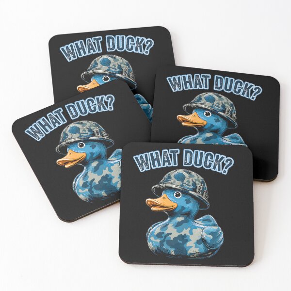 Item preview, What Duck? Tactical Camouflage Rubber Duck designed and sold by TheDuckprints.