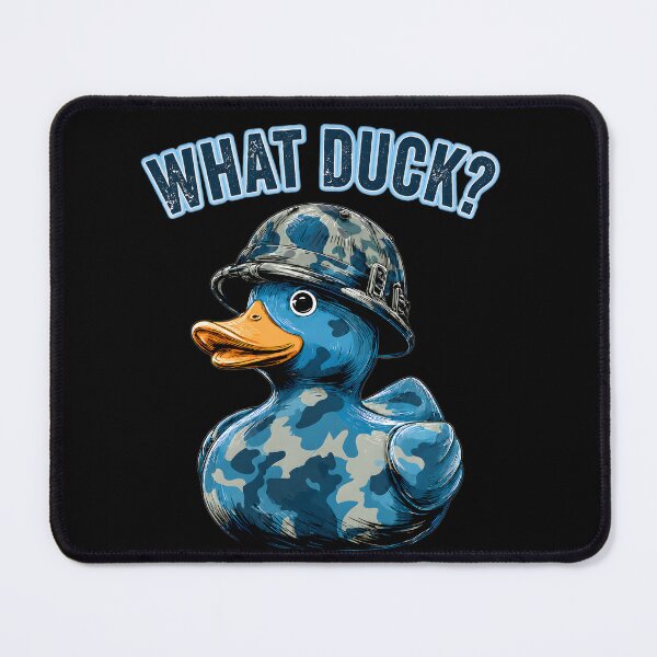 Item preview, What Duck? Tactical Camouflage Rubber Duck designed and sold by TheDuckprints.