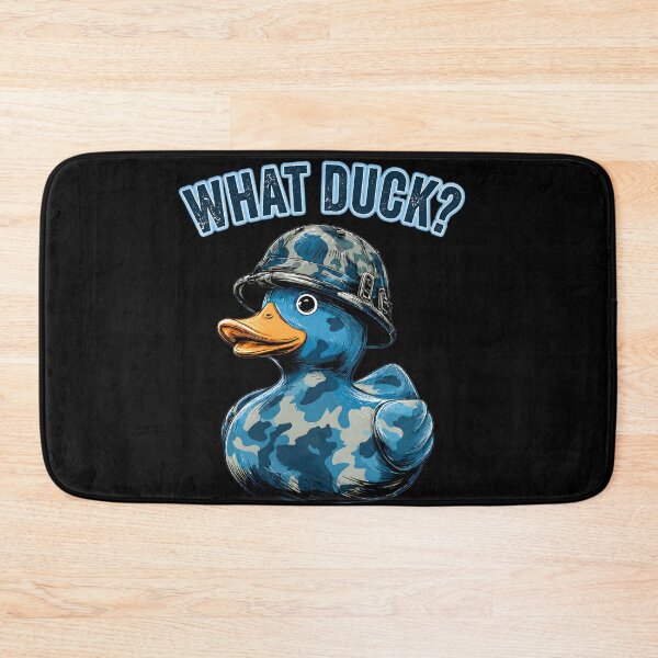 Item preview, What Duck? Tactical Camouflage Rubber Duck designed and sold by TheDuckprints.