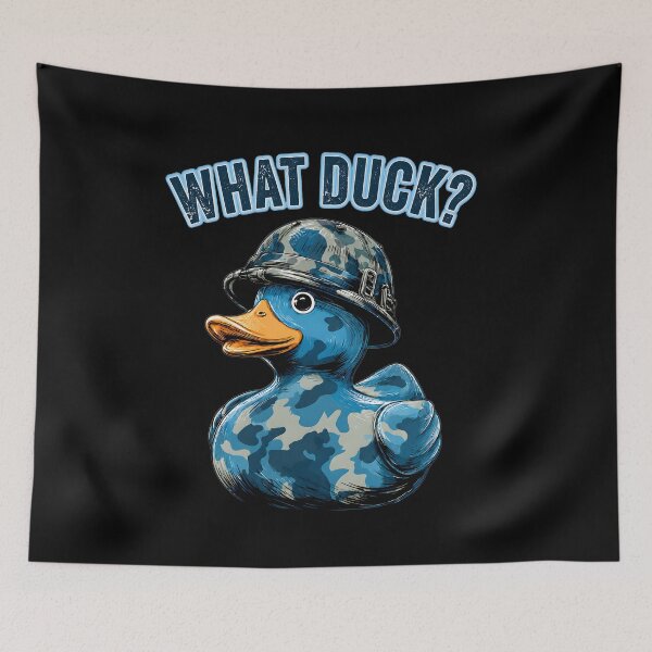 Item preview, What Duck? Tactical Camouflage Rubber Duck designed and sold by TheDuckprints.