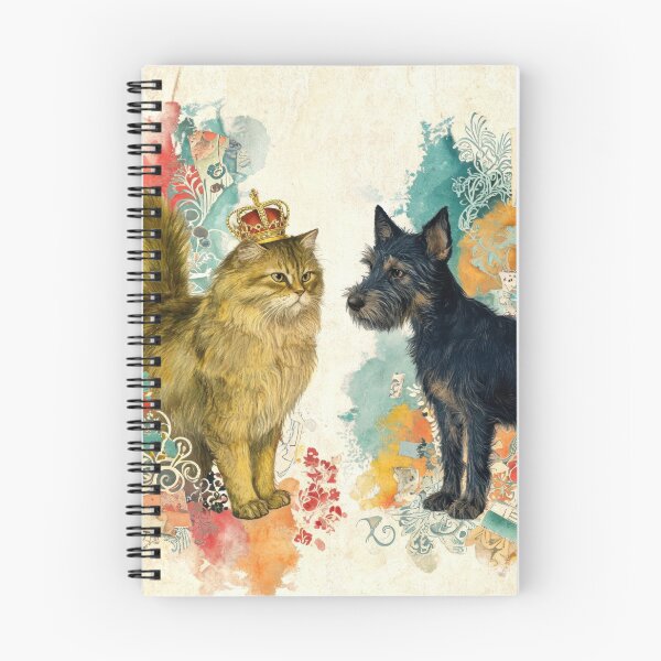 Item preview, Cat, Dog and Crown designed and sold by HabitableMoons.