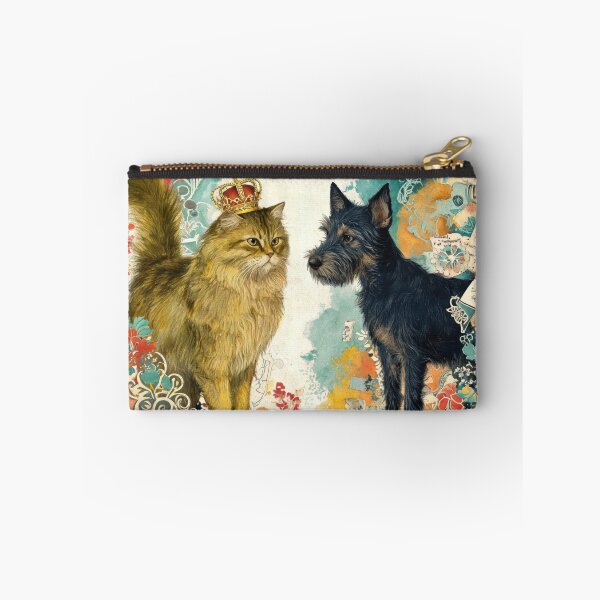 Item preview, Cat, Dog and Crown designed and sold by HabitableMoons.
