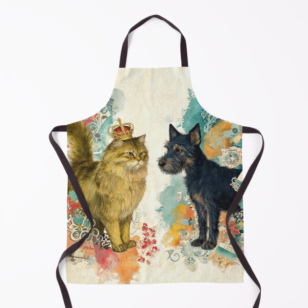 Item preview, Cat, Dog and Crown designed and sold by HabitableMoons.
