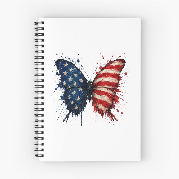 Item preview, American Flag Butterfly Patriot USA designed and sold by FormalDehyena.