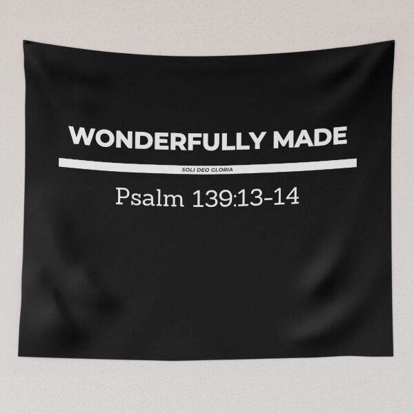 Item preview, Wonderfully Made Psalm 139:14 Bible Verse Christian Faith designed and sold by Ken Chung.