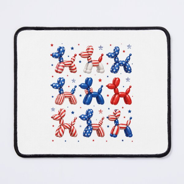 Item preview, Patriotic American Balloon Dogs USA Holiday designed and sold by FormalDehyena.