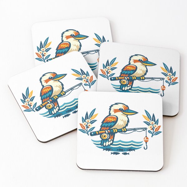 Item preview, Fishing Kookaburra designed and sold by Abbot Solutions.