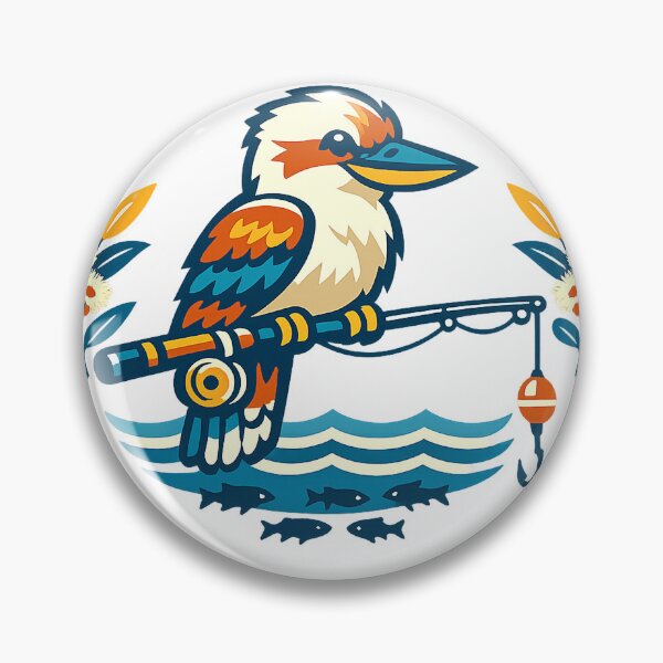 Item preview, Fishing Kookaburra designed and sold by Abbot Solutions.
