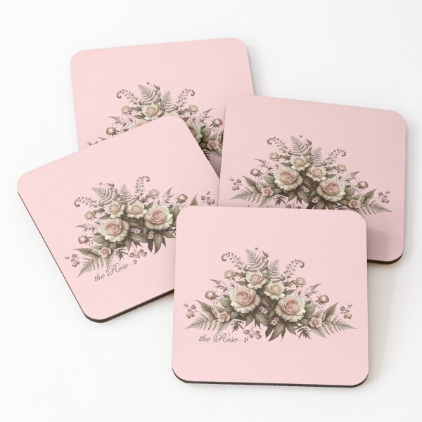 Item preview, PINK ROSES, VINTAGE FLORAL ART, BEAUTIFUL FLOWERS, SCENT, GARDEN designed and sold by classic car craze.