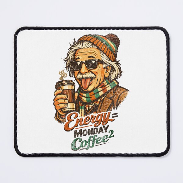 Item preview, Hipster Einstein with Coffee Tumbler designed and sold by Nacho Average Designs.