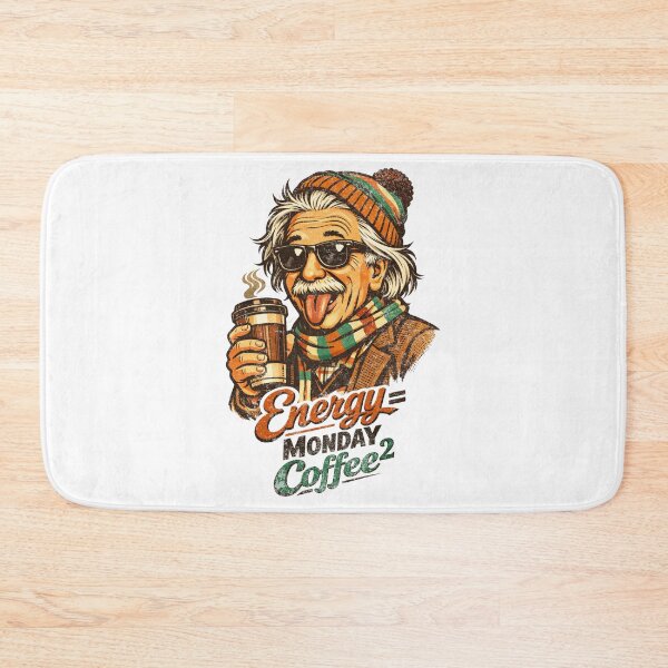 Item preview, Hipster Einstein with Coffee Tumbler designed and sold by Nacho Average Designs.
