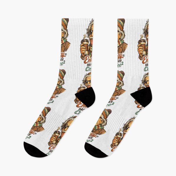 Item preview, Hipster Einstein with Coffee Tumbler designed and sold by Nacho Average Designs.