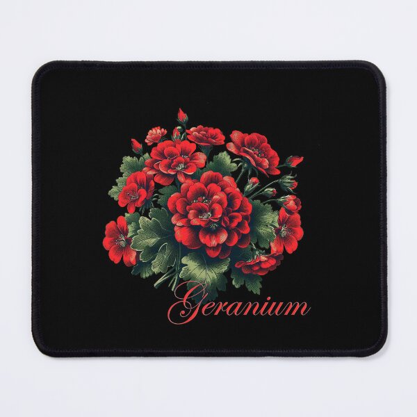 Item preview, GERANIUM, VINTAGE FLORAL ART, COLORFUL FLOWERS, GARDENING designed and sold by classic car craze.
