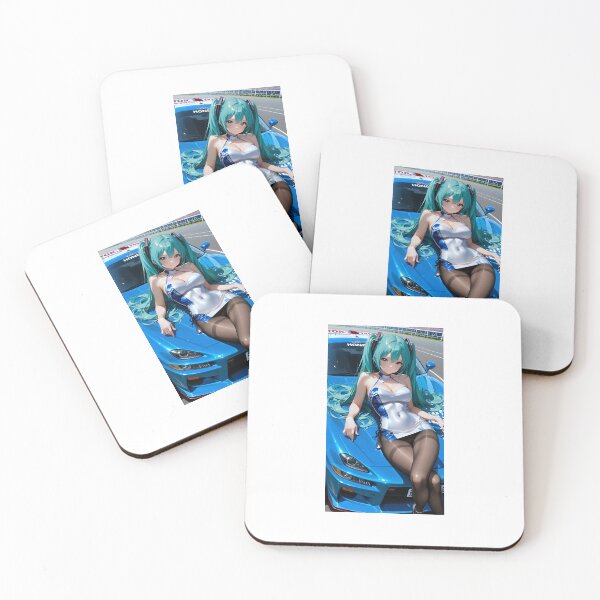 Item preview, Miku Hatsune Racer Queen Anime Waifu designed and sold by lifeissheep.