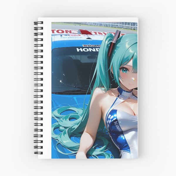 Item preview, Miku Hatsune Racer Queen Anime Waifu designed and sold by lifeissheep.