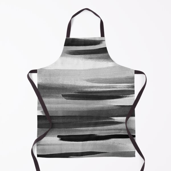 Item preview, Black, White And Gray Broad Brushstrokes Abstract Lines designed and sold by DEC02.