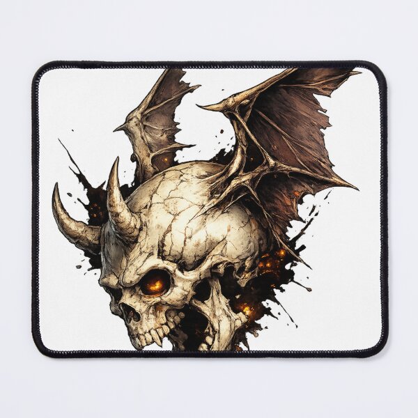 Item preview, Winged Skull  designed and sold by HaniyahPoo.