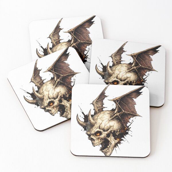 Item preview, Winged Skull  designed and sold by HaniyahPoo.