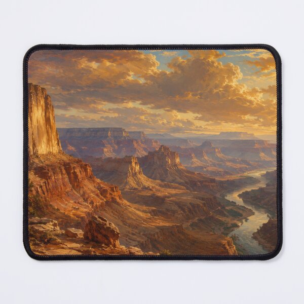 Item preview, Golden Hour Western Canyon Landscape designed and sold by ENJ Art.