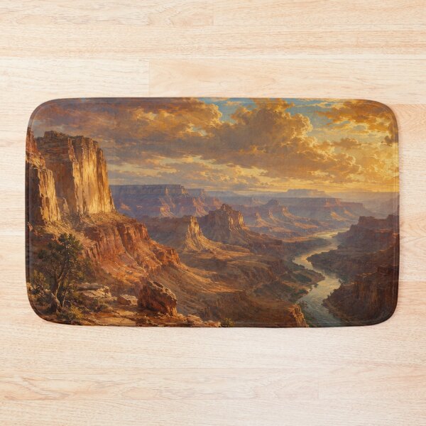 Item preview, Golden Hour Western Canyon Landscape designed and sold by ENJ Art.