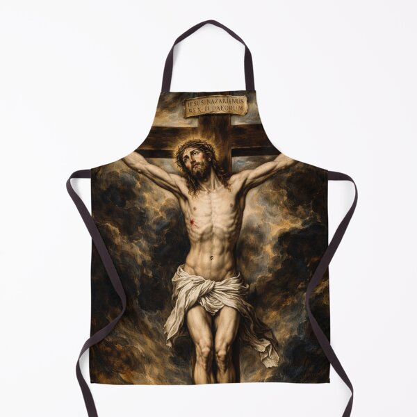 Item preview, Jesus Christ Face El Greco : Jesus hanging on the cross painting of El greco designed and sold by Obinne.