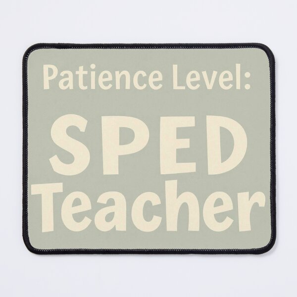 Item preview, Patience Level SPED Teacher - Funny Special Education Teacher Gift designed and sold by Petringo.