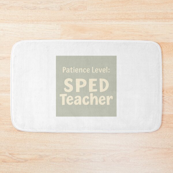 Item preview, Patience Level SPED Teacher - Funny Special Education Teacher Gift designed and sold by Petringo.