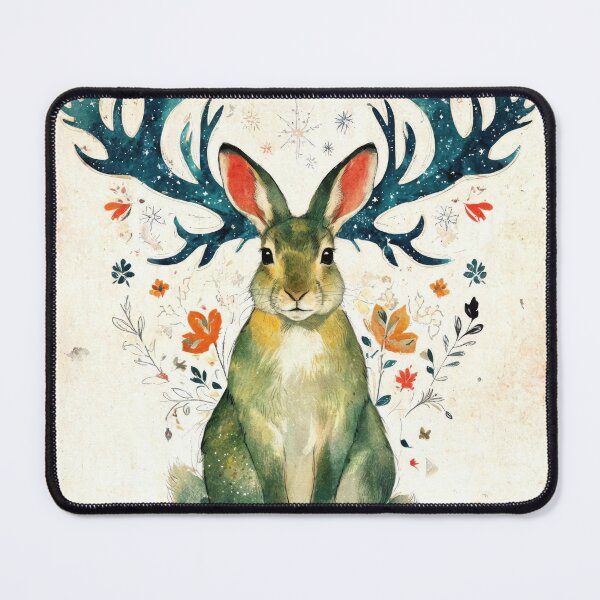 Item preview, Wallpaper Jackalope designed and sold by HabitableMoons.