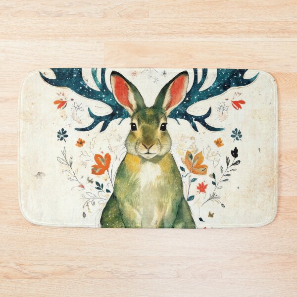Item preview, Wallpaper Jackalope designed and sold by HabitableMoons.