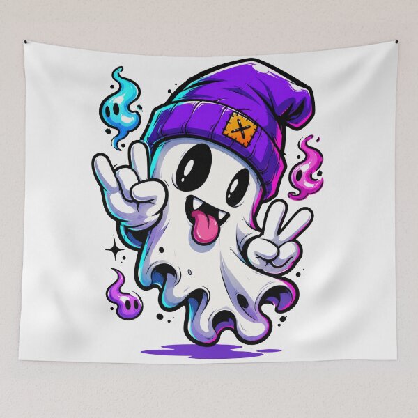 Item preview, Cute ghost with a hat designed and sold by brexastore.