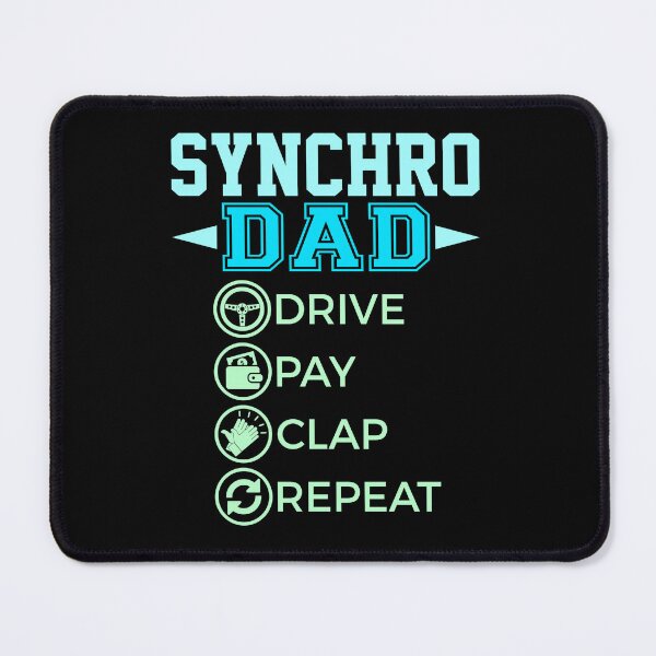 Item preview, Synchro Dad Drive Pay Clap Repeat Synchronized Skating designed and sold by jaygo.