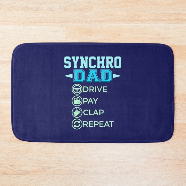 Item preview, Synchro Dad Drive Pay Clap Repeat Synchronized Skating designed and sold by jaygo.
