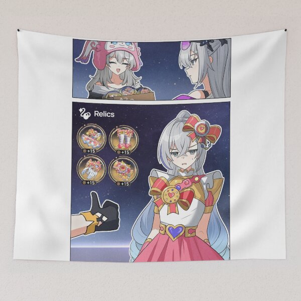 Item preview, Silver Wolf Wearing Relics Honkai Star Rail designed and sold by KomiArts.