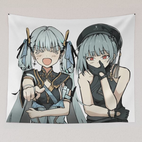 Item preview, Jinhsi and Sanhua Laughing Wuthering Waves designed and sold by KomiArts.