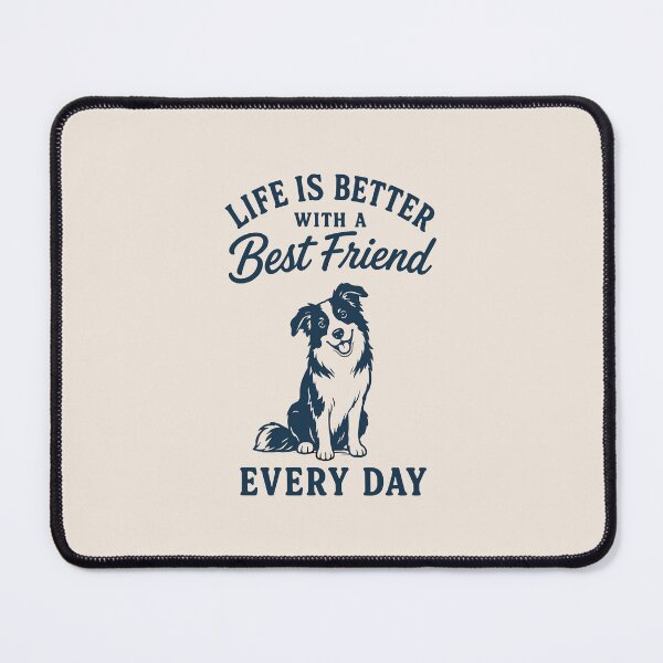 Item preview, Life Is Better With a Border Collie Every Day | Cute Minimalist Dog Lover designed and sold by American Spirit.