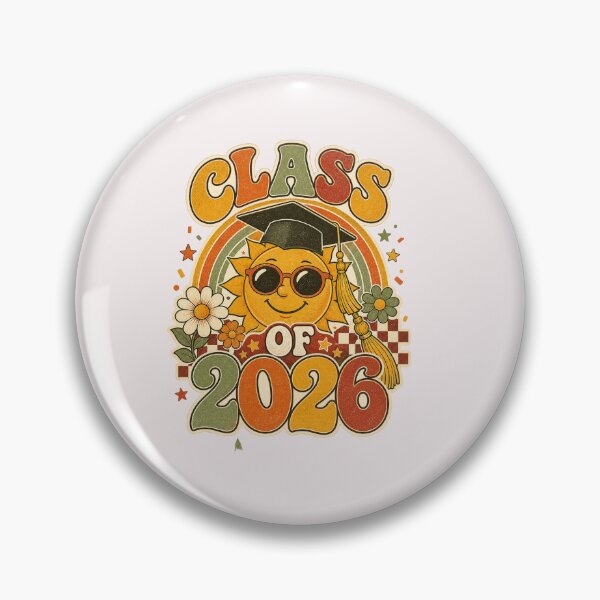 Item preview, Class of 2026 Retro Graduation Sunshine T-Shirt | Groovy Senior 2026 Vintage Graduate Design designed and sold by Lozarux.