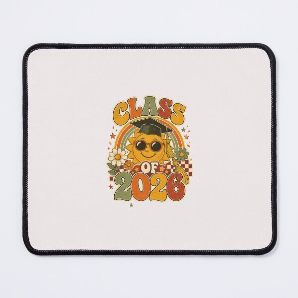 Item preview, Class of 2026 Retro Graduation Sunshine T-Shirt | Groovy Senior 2026 Vintage Graduate Design designed and sold by Lozarux.