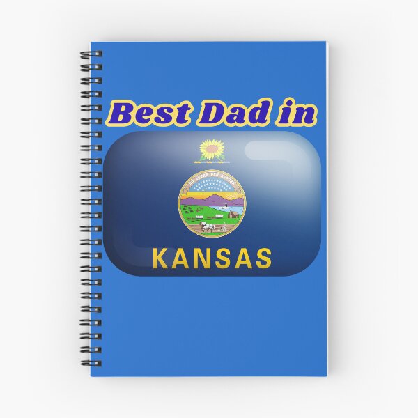 Item preview, Best Dad in Kansas designed and sold by HMBPHOTO.