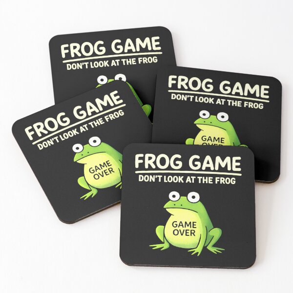 Item preview, Frog Game Don’t Look At The Frog Funny Meme Design Animals Lover designed and sold by MiALopezArt.