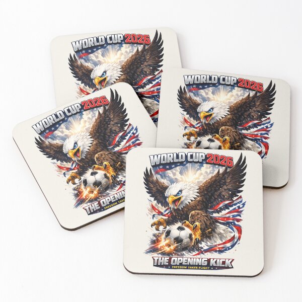 Item preview, World Cup Eagle Opening Kick designed and sold by Retro Arabica.