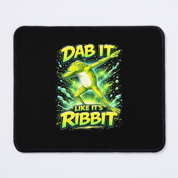 Item preview, Dab It Like It’s Ribbit Funny Dancing Frog Art Green Design designed and sold by MiALopezArt.