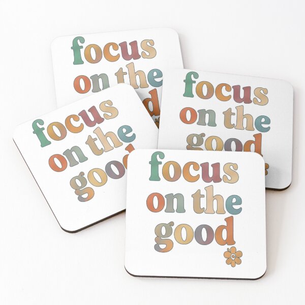 Item preview, Focus On The Good Retro Saying designed and sold by Ahmedsyde.