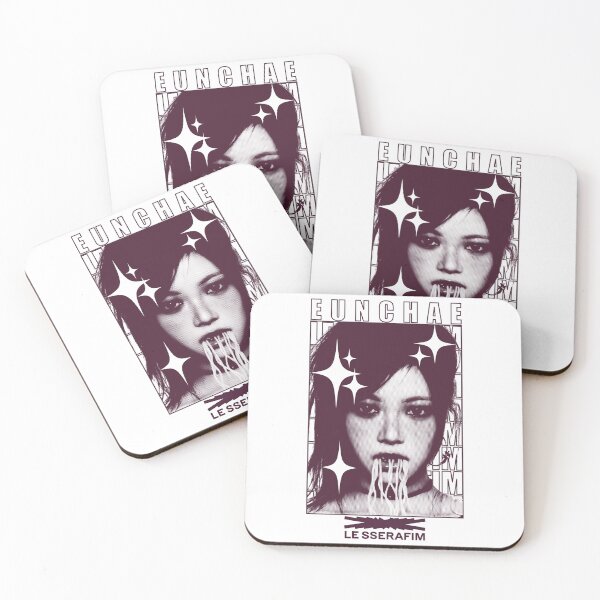 Item preview, Y2K Halftone LE SSERAFIM Eunchae designed and sold by floverglowstudio.