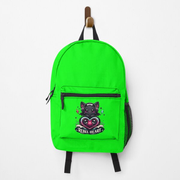 Item preview, Neon Bat Rebel Illustration designed and sold by AbanoubStore.